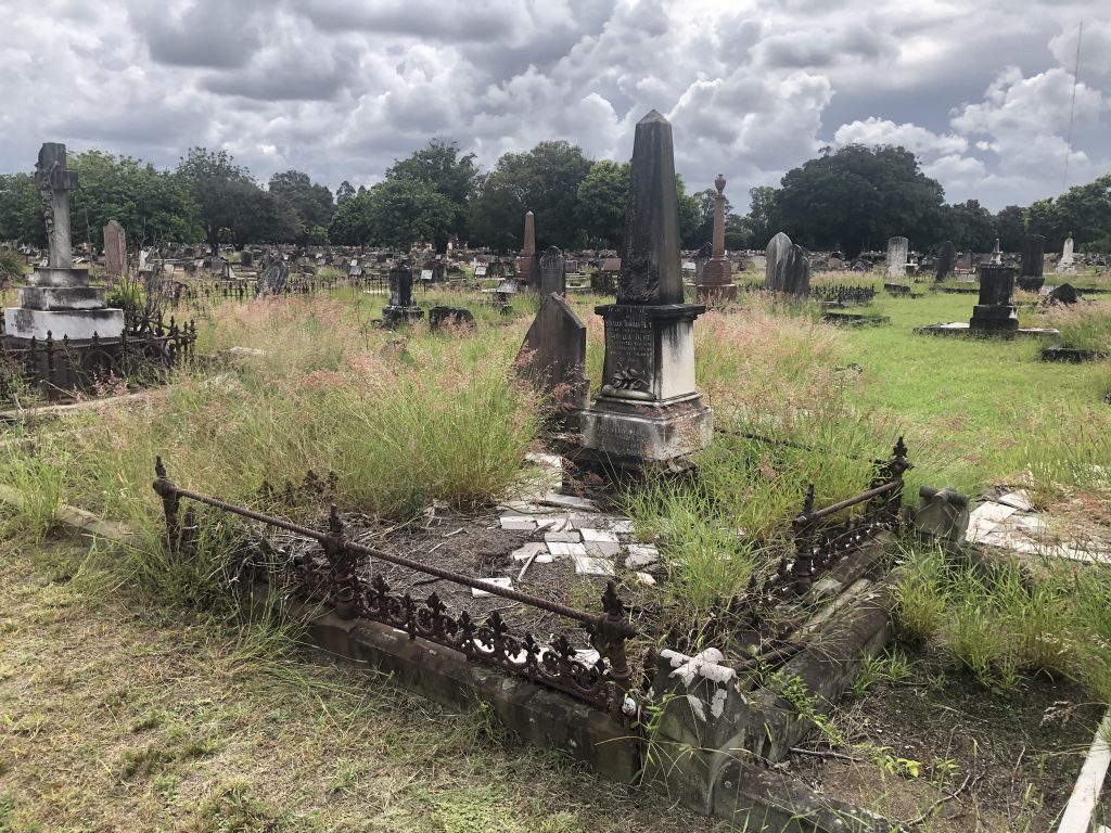Grave of William Thomas Dent in 2022